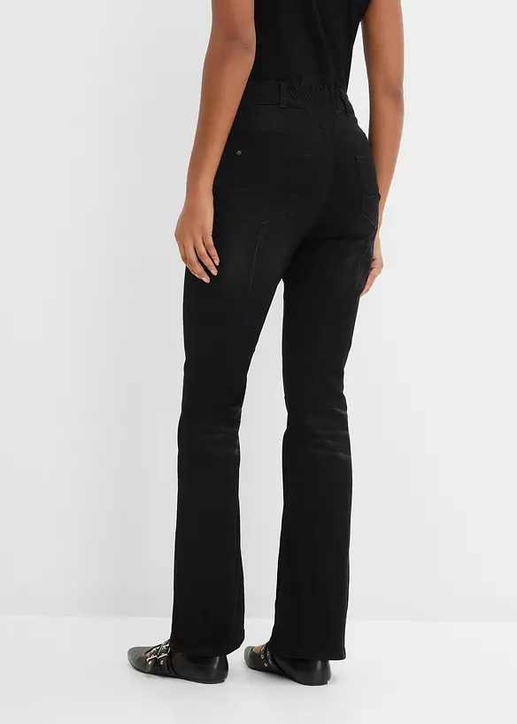 Shaping Bootcut Jeans Mid Waist, bonprix