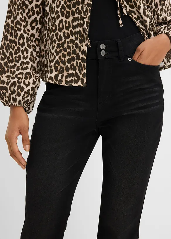 Shaping Bootcut Jeans Mid Waist, bonprix