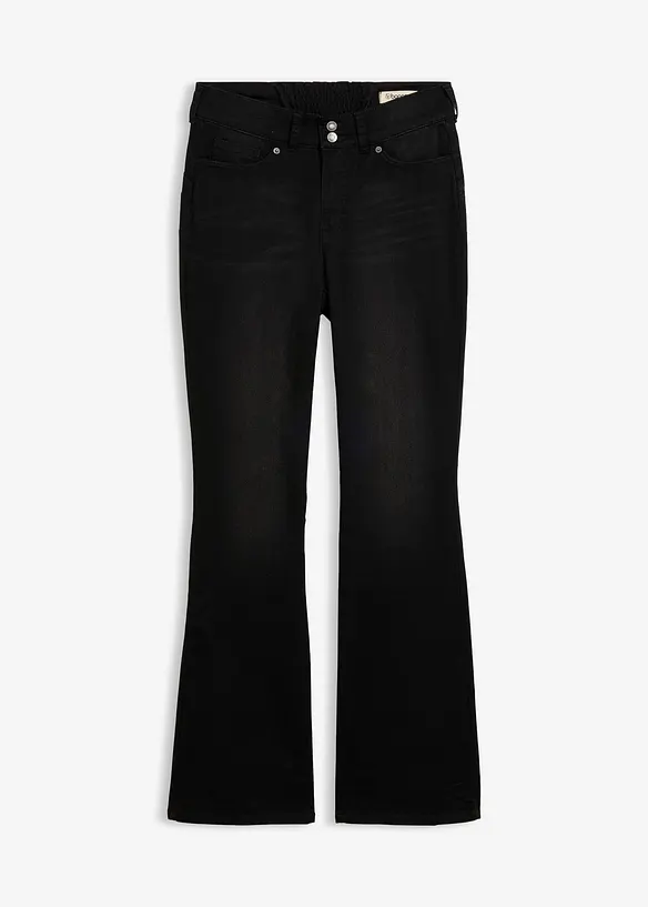Shaping Bootcut Jeans Mid Waist, bonprix