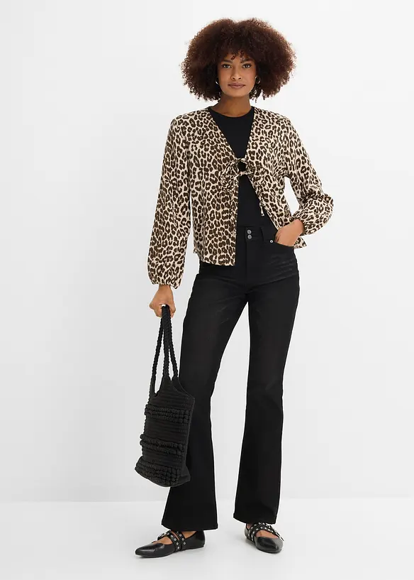 Shaping Bootcut Jeans Mid Waist, bonprix