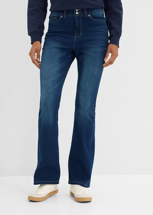 Shaping Bootcut Jeans Mid Waist, bonprix