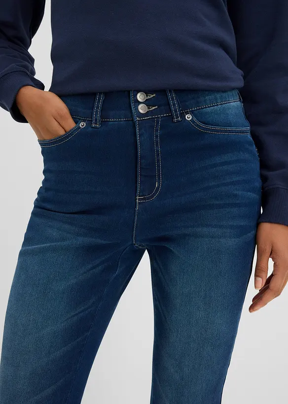 Shaping Bootcut Jeans Mid Waist, bonprix