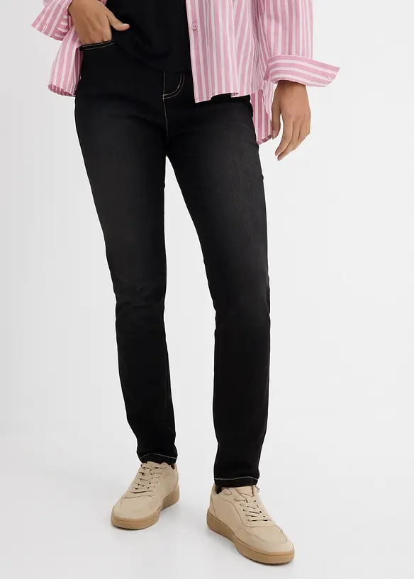 Highwaist-jeans i Slim Fit med Super Stretch, bonprix