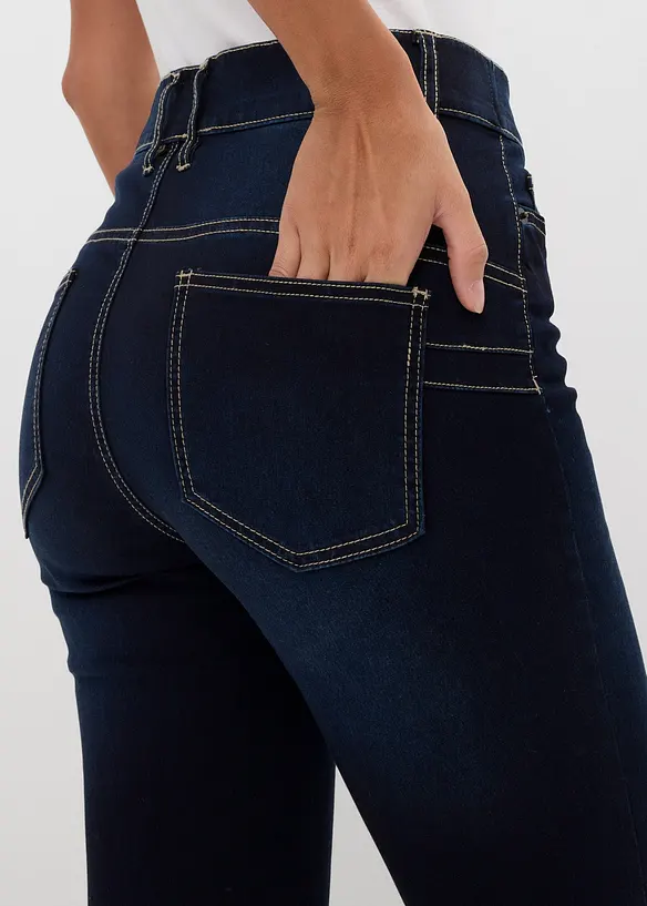 Highwaist-jeans i Slim Fit med Super Stretch, bonprix