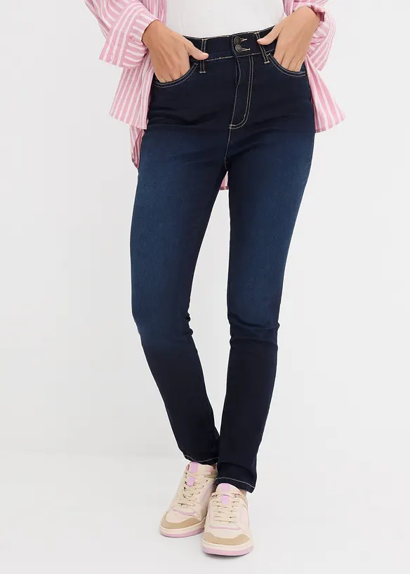 Highwaist-jeans i Slim Fit med Super Stretch, bonprix