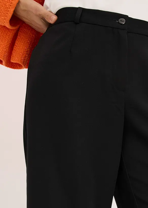 Vid byxa med bekv&auml;m midja, bonprix