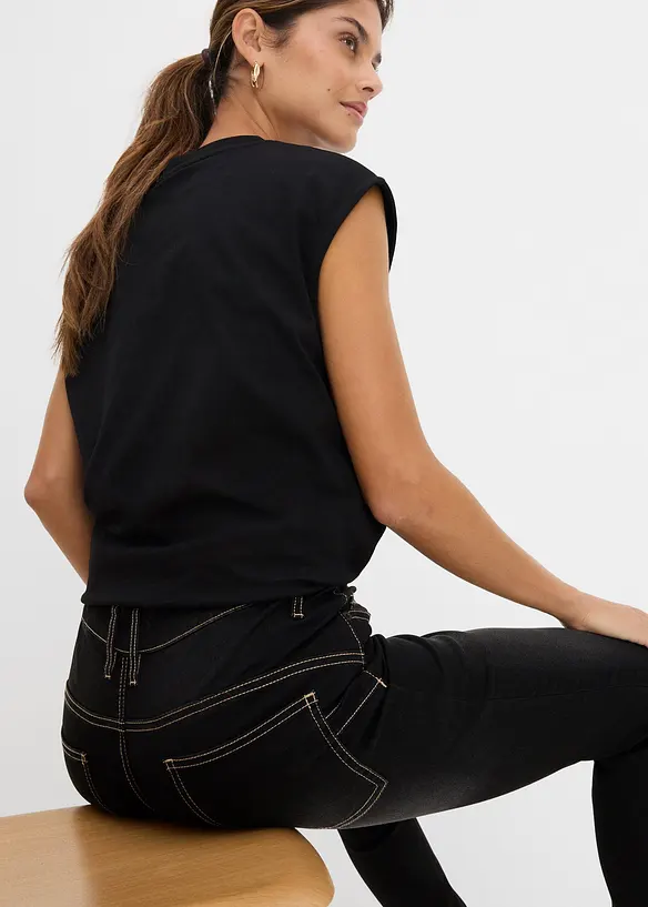 Highwaist-jeans i Slim Fit med Super Stretch, bonprix