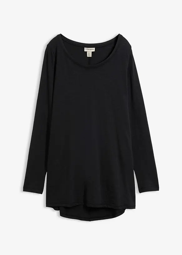 L&aring;ng&auml;rmad topp av ren bomull, bonprix