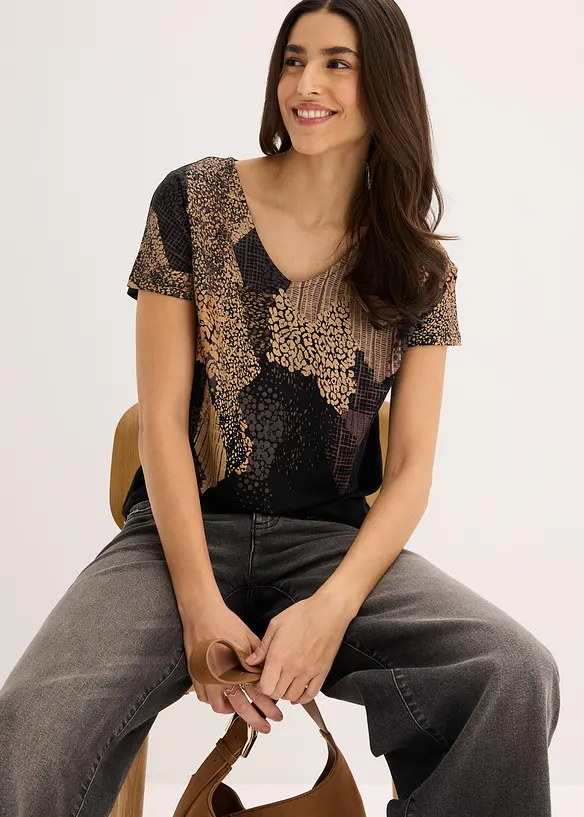 Topp i mjuk viskosmix, bonprix