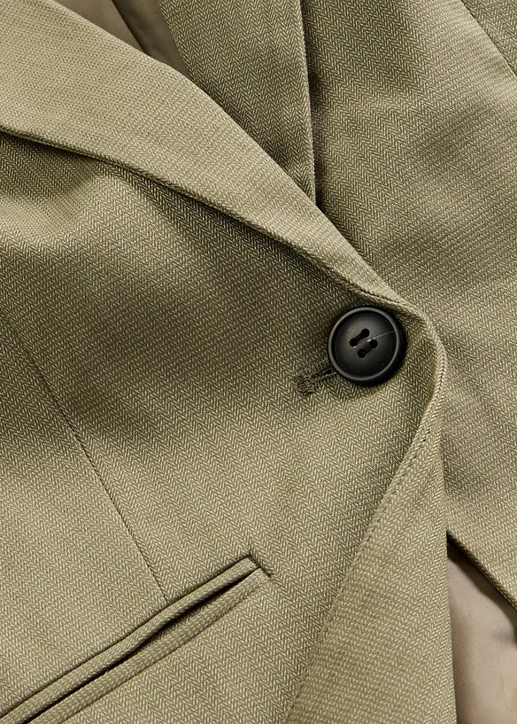 Kavaj med passpoalfickor, Petite, bonprix