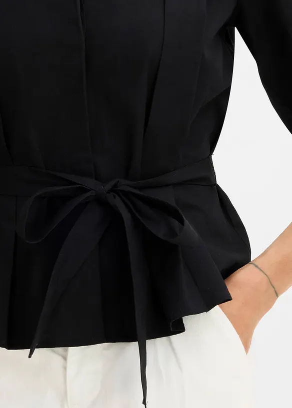 Blus av ren bomull, bonprix