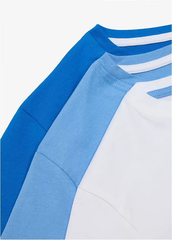 T-shirt i ekologisk bomull (3-pack), bonprix