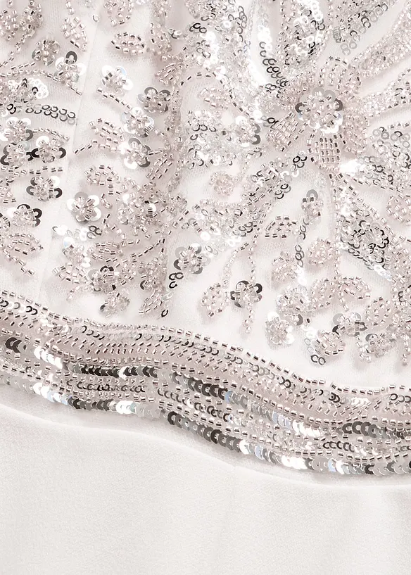 Jumpsuit i kr&auml;pp med struktur och med p&auml;rlbroderi, bonprix