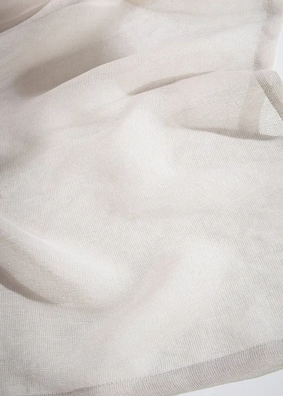 Gardin med tunn n&auml;tstruktur (1-pack), bonprix