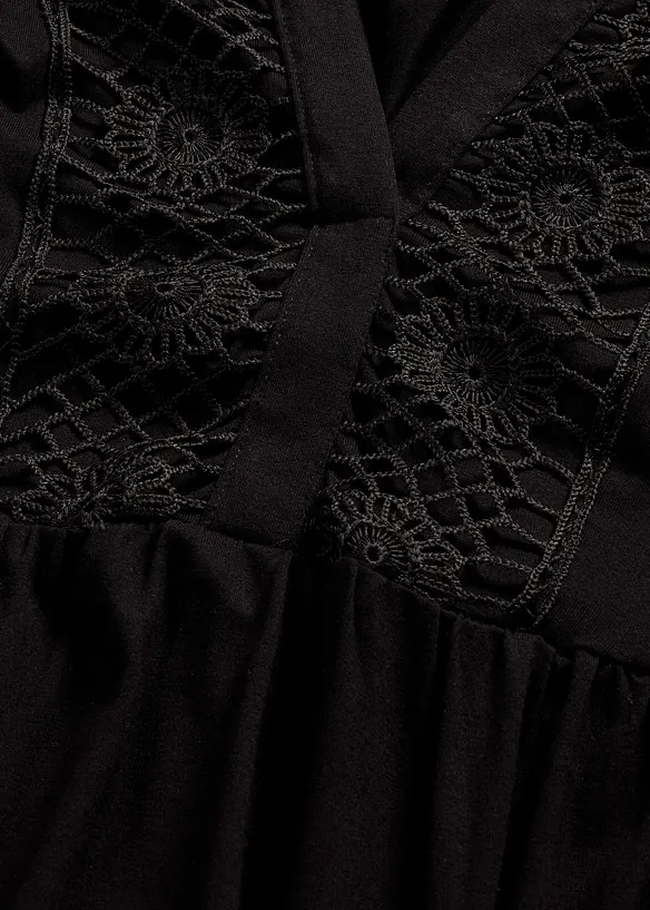 Tunikakl&auml;nning i mjuk viskos, bonprix