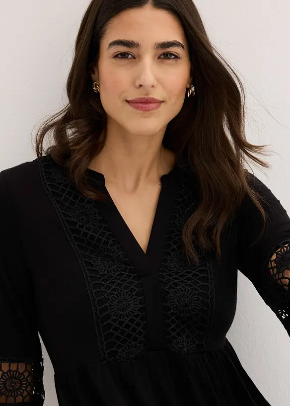 Tunikakl&auml;nning i mjuk viskos, bonprix