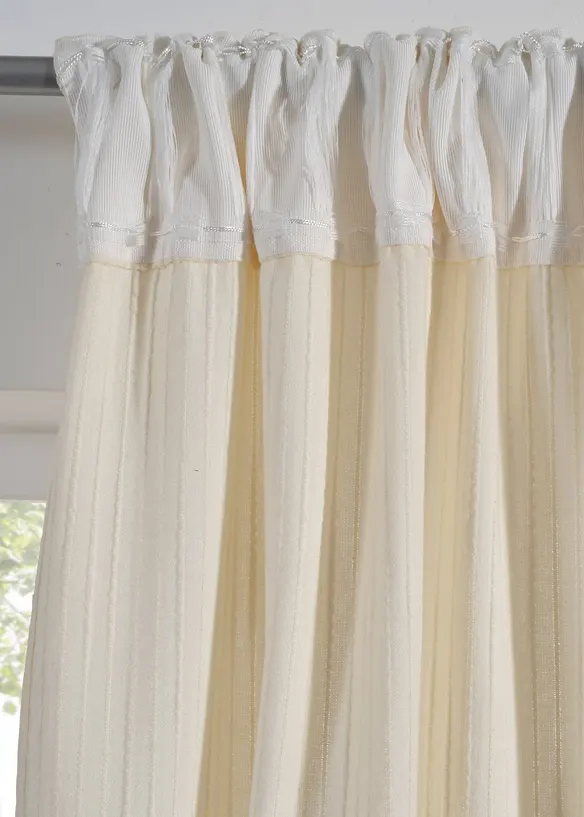 Gardinl&auml;ngd i bomull (1-pack), bonprix