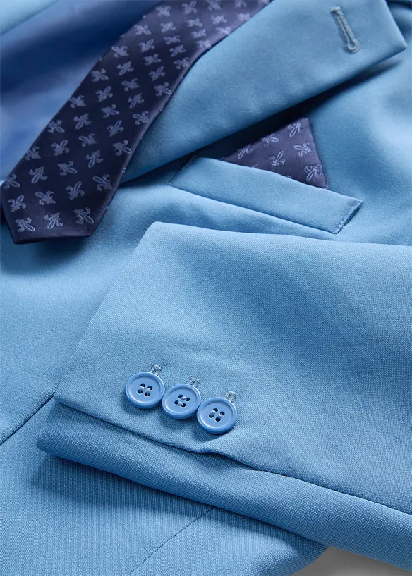 Kostym (4 delar) med skjorta och slips, bonprix