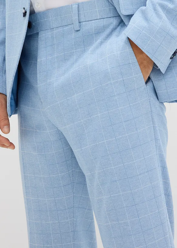 Kostym (2 delar) i bekv&auml;mt stretchmaterial, modern passform, bonprix