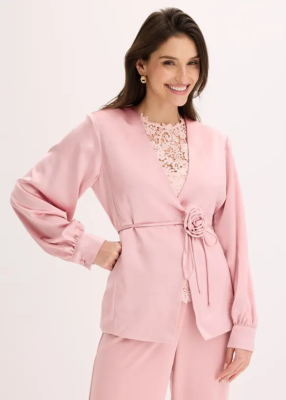 Kavaj med kl&auml;dsamt sk&auml;rp, bonprix