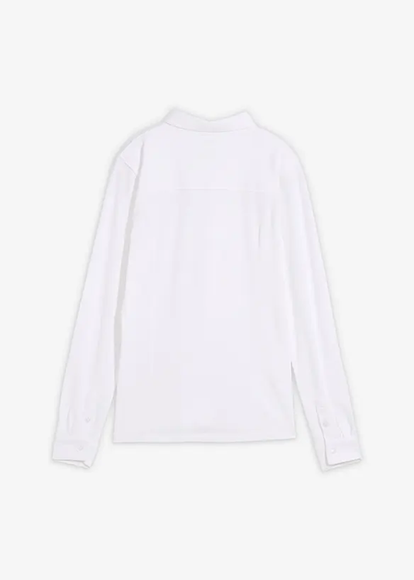 Stretchskjorta av bomullspik&eacute;, bonprix