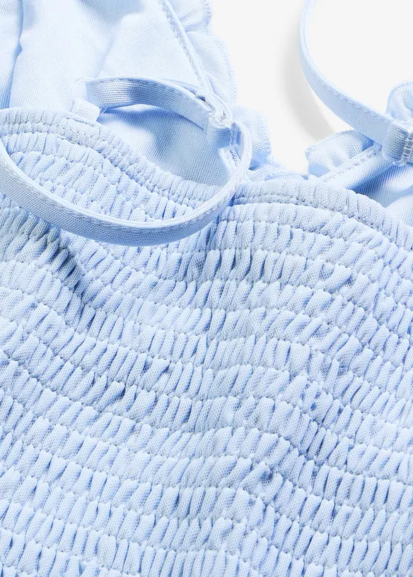 Jerseykl&auml;nning i skir mesh, bonprix