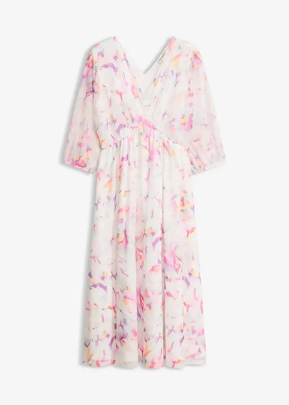 Jerseykl&auml;nning i skir mesh, bonprix