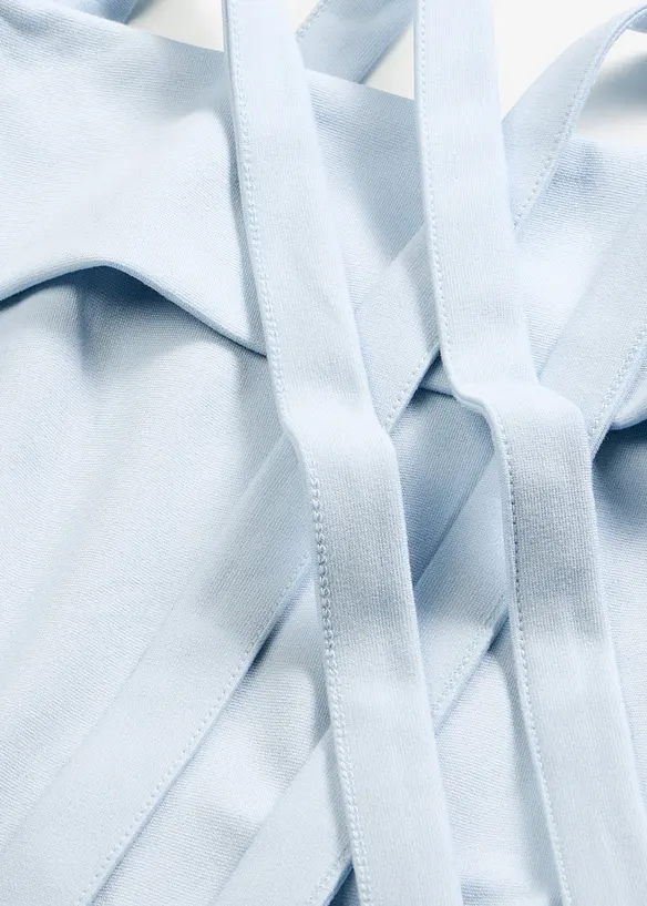 Jumpsuit med axelband som knyts, bonprix