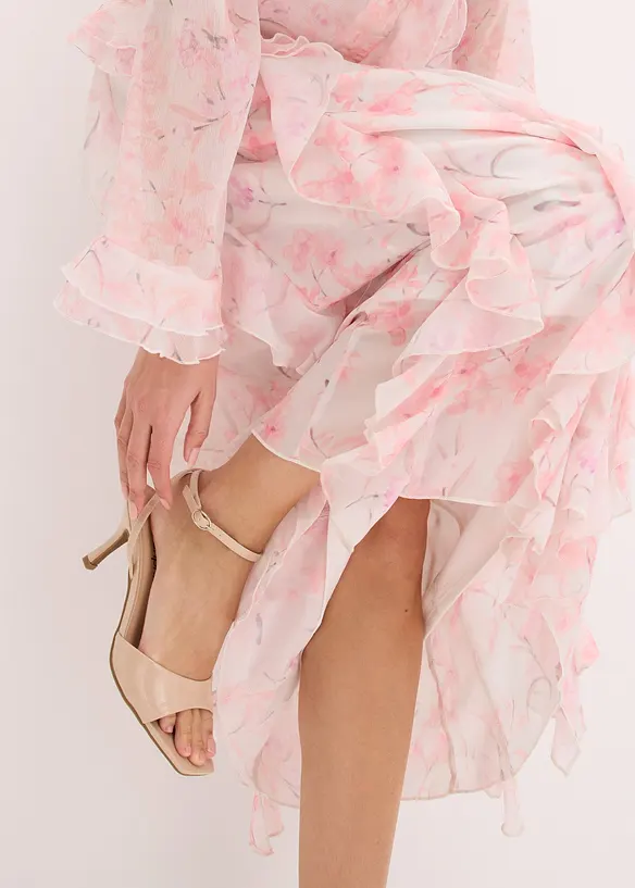 Maxikjol i tunn chiffong, bonprix