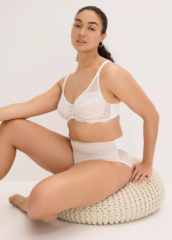 Maxitrosa med elegant spets, bonprix