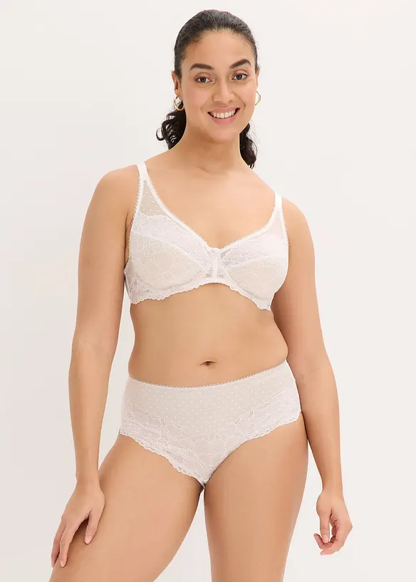 Maxitrosa med elegant spets, bonprix