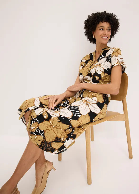 Viskoskl&auml;nning med knytsk&auml;rp, bonprix