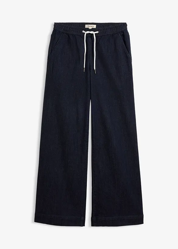 Stretch Wide Leg Jeans Mid Waist, bonprix