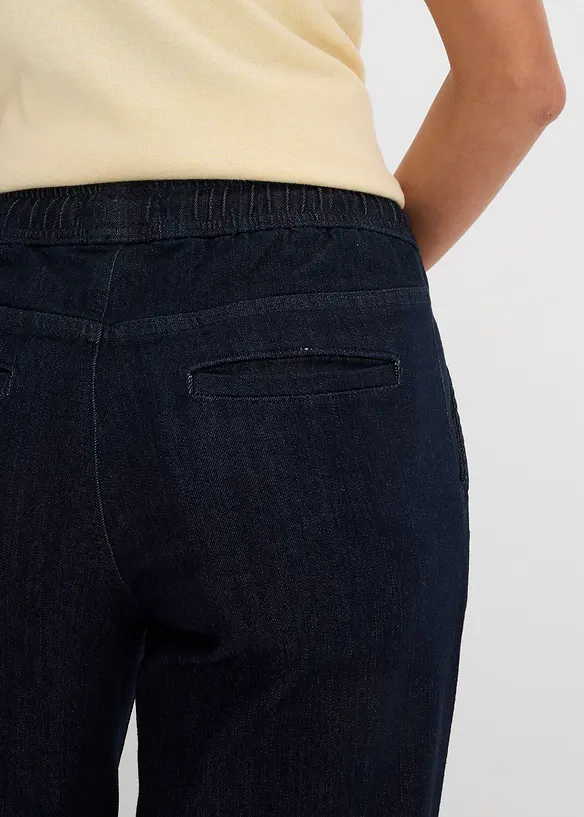 Stretch Wide Leg Jeans Mid Waist, bonprix