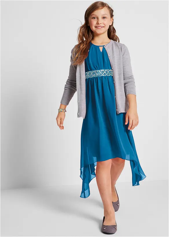 Chiffongkl&auml;nning med paljetter, bonprix