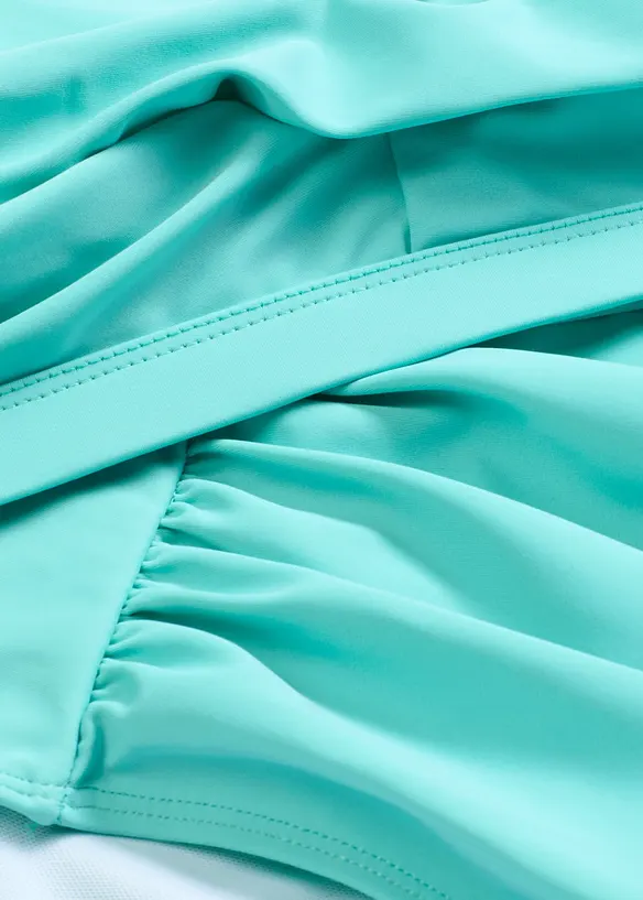 Bikini med l&auml;tt formande effekt och omlottdetalj (2 delar), bonprix