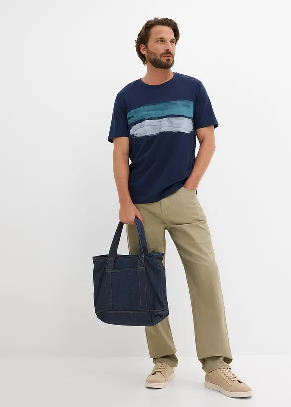 T-shirt av ekologisk bomull (2-pack), bonprix