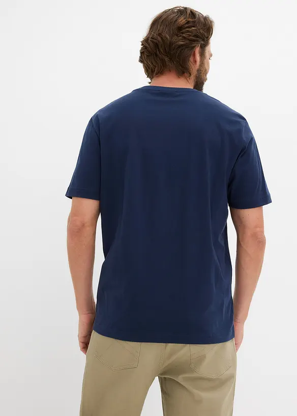 T-shirt av ekologisk bomull (2-pack), bonprix