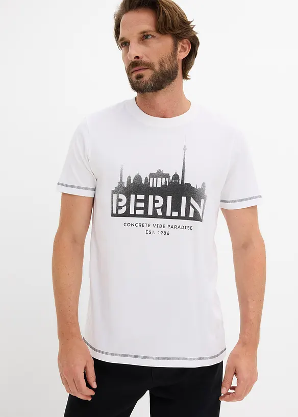 T-shirt i ekologisk bomull, bonprix