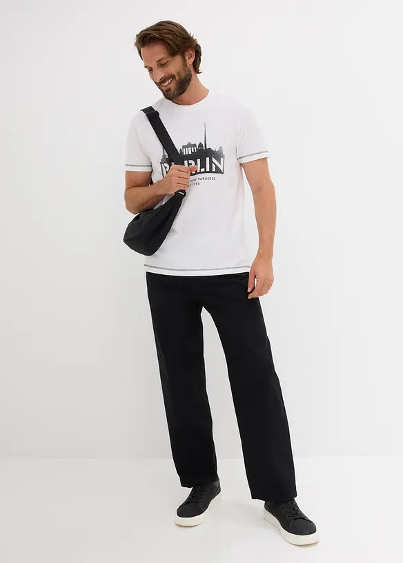 T-shirt i ekologisk bomull, bonprix