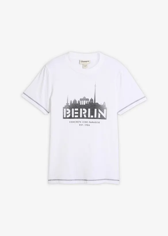 T-shirt i ekologisk bomull, bonprix