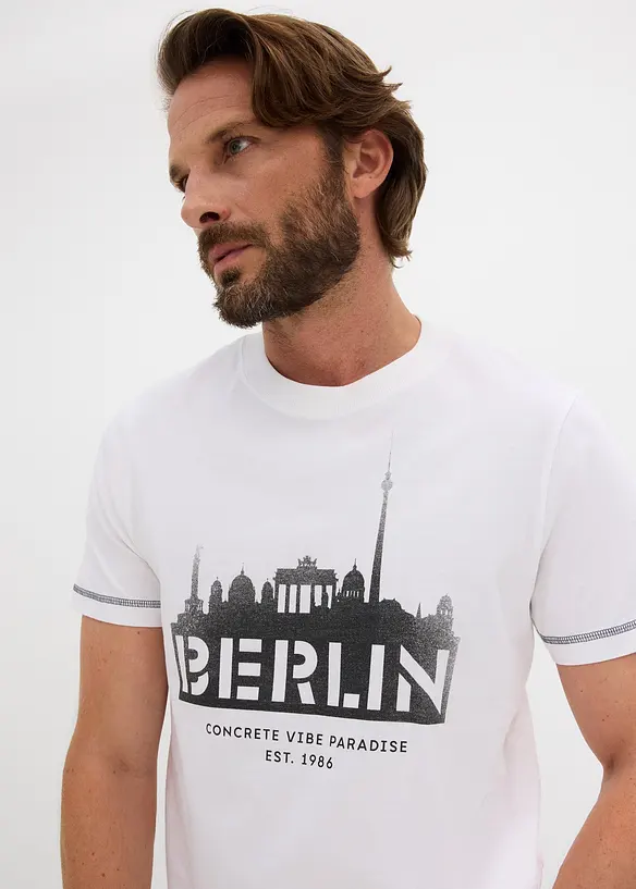 T-shirt i ekologisk bomull, bonprix