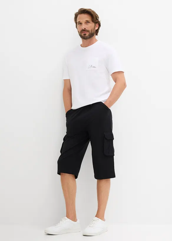 T-shirt och l&aring;nga shorts (2 delar), bonprix