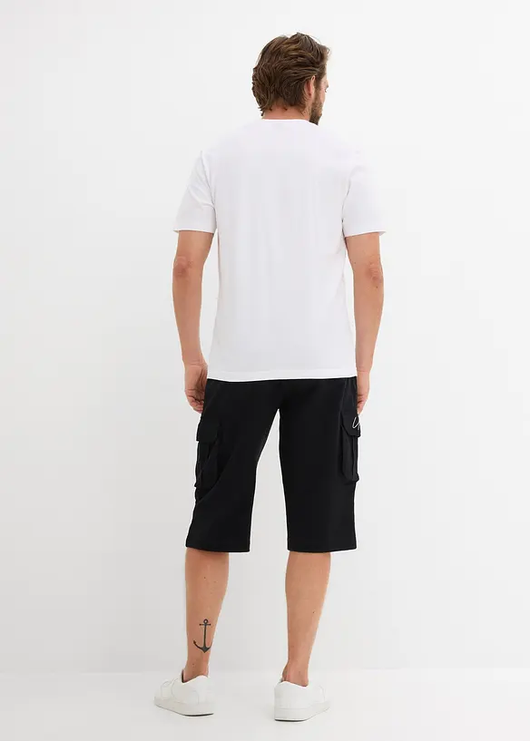T-shirt och l&aring;nga shorts (2 delar), bonprix