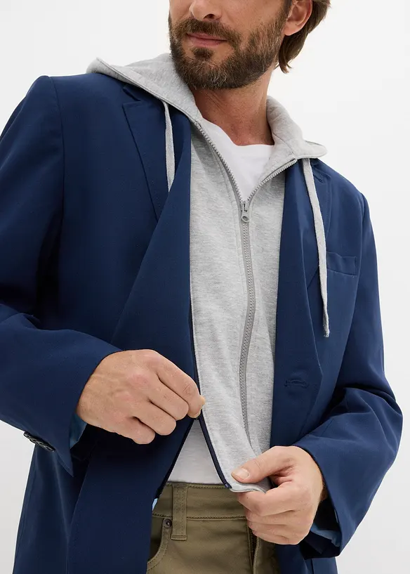 Kavaj med avtagbar huvinf&auml;llning, bonprix