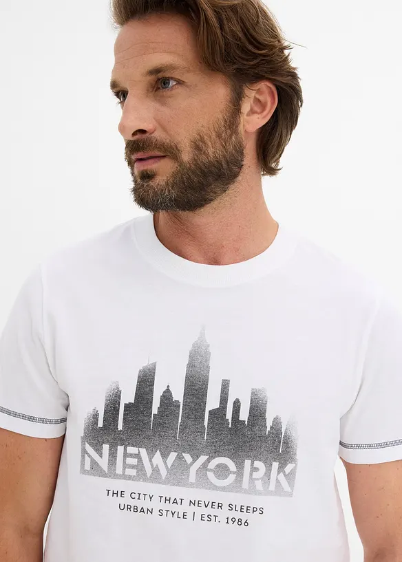 T-shirt i ekologisk bomull, bonprix