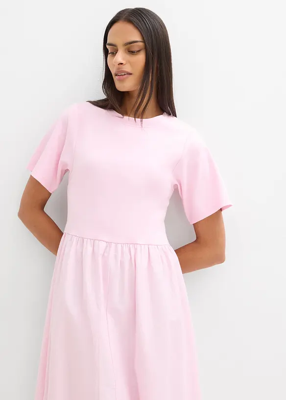 Mellanl&aring;ng kl&auml;nning i ren bomull, bonprix