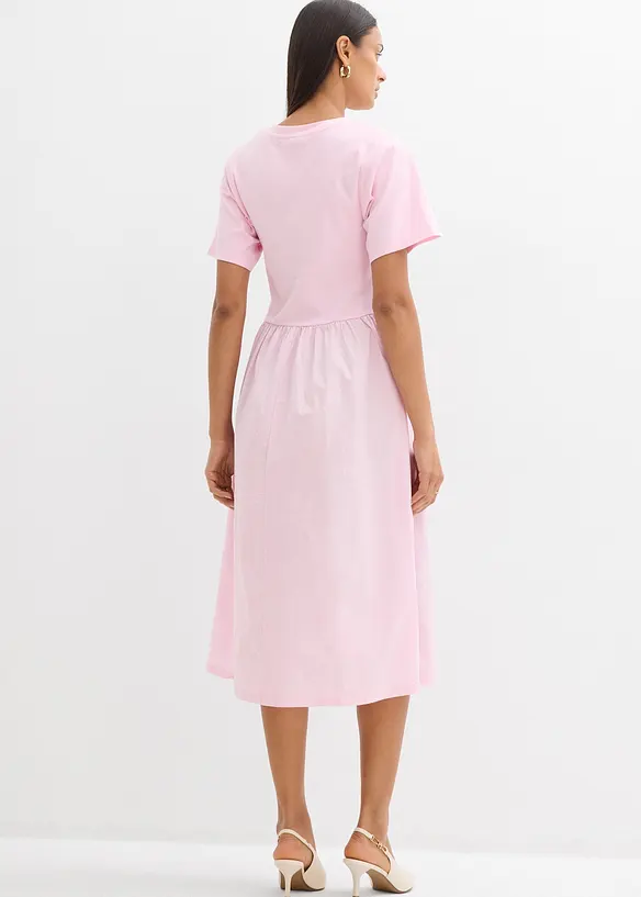 Mellanl&aring;ng kl&auml;nning i ren bomull, bonprix