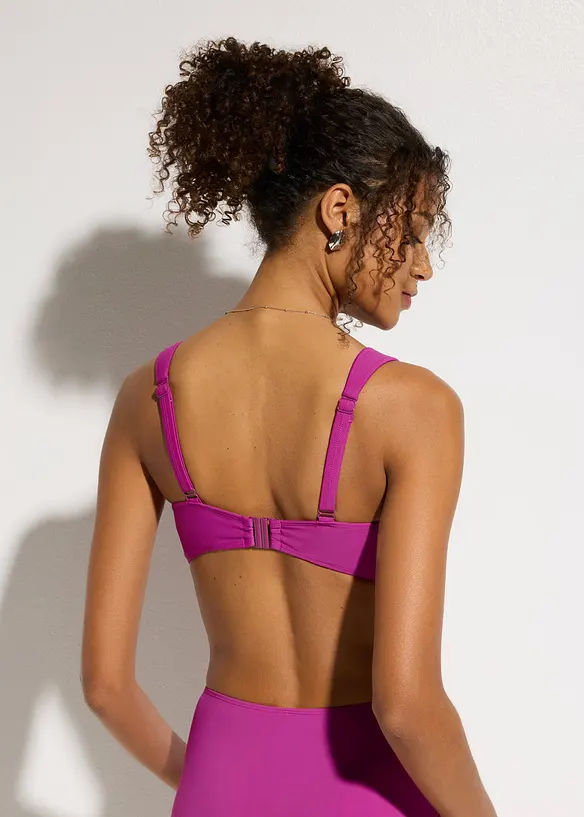 Minimizer-bikini&ouml;verdel med breda axelband, bonprix