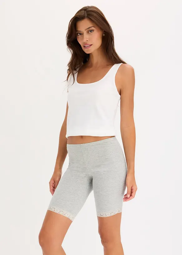 En f&ouml;rm&aring;nlig f&ouml;rpackning med boxertrosor med l&aring;nga ben i ett mjukt material, bonprix